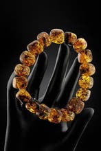 Barnsteen - Genuine Baltic Amber Bracelet – Transparent