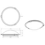 LED Plafondlamp - Plafondverlichting - Trion Adirona - E27, Huis en Inrichting, Lampen | Plafondlampen, Ophalen of Verzenden, Nieuw