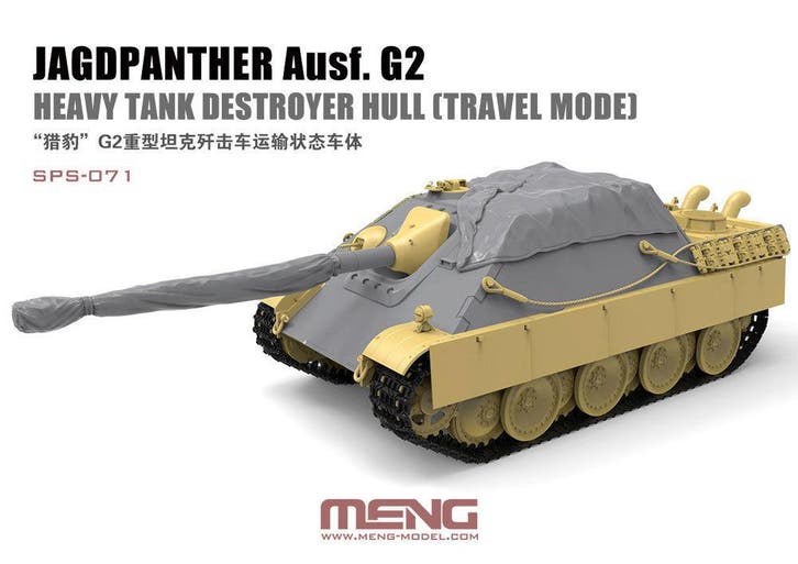MENG-Model SPS-071 Jagdpanther Ausf.G2 Hull(Travel, Hobby en Vrije tijd, Modelbouw | Auto's en Voertuigen, Overige typen, Nieuw