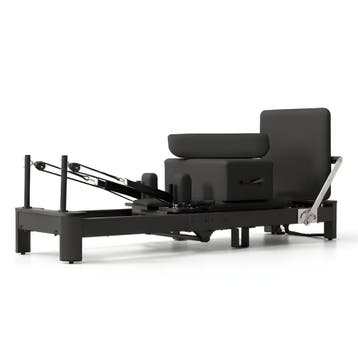 Pilates Reformer Inklapbaar | Aluminium | Zwart, Nieuw, Overig