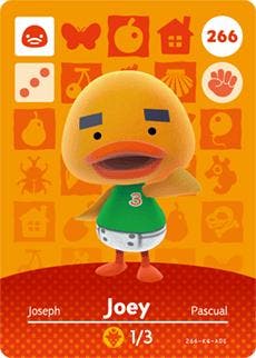 Amiibo Joey #266 - Series 3, Spelcomputers en Games, Verzenden, Zo goed als nieuw