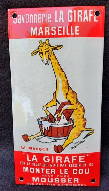 Reclamebord - Metaal, Emaille