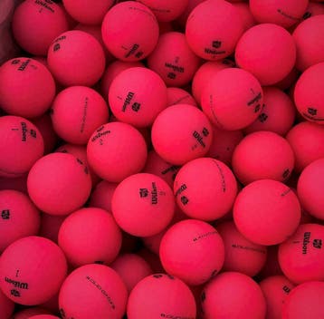 25 Wilson Staff DUO SOFT Optix Roze  Bulk golfballen, Ophalen of Verzenden, Zo goed als nieuw, Bal(len), Overige merken