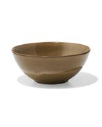HEMA Kom Ø16.5cm Monaco aardewerk donkerbruin, Verzenden, Nieuw
