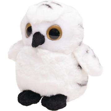 Sneeuwuil knuffel - pluche - 13 cm - wit - vogel, Verzenden, Nieuw
