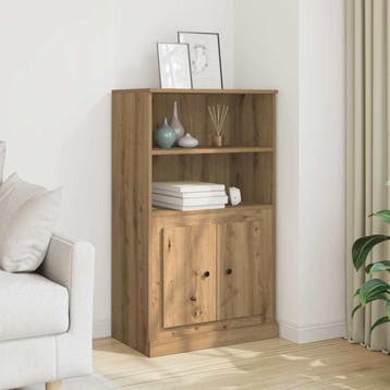 vidaXL buffetkast 60x35,5x103,5 cm bewerkt hout artisanaal, Huis en Inrichting, Kasten | Buffetkasten, Verzenden, 100 tot 150 cm