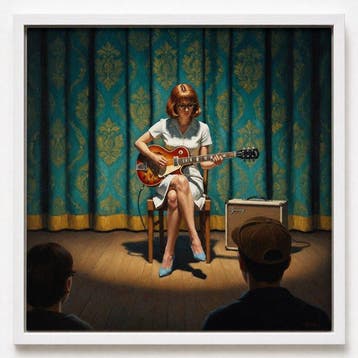 Le Yack - The Audition — Solo Guitar in Blue Damask -