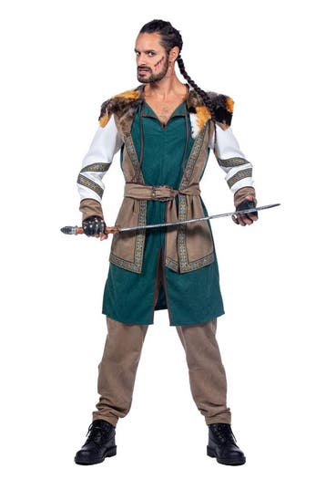 Viking Warrior Outfit Heren Premium, Kleding | Heren, Carnavalskleding en Feestkleding, Ophalen of Verzenden, Nieuw
