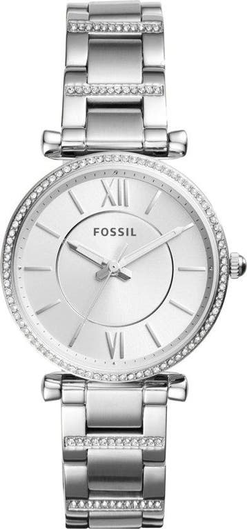 Fossil Zilverkleurig Vrouwen Horloge - 35 mm, Verzenden, Nieuw