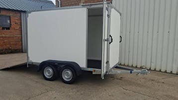 Veiling: Gesloten aanhangwagen 3mx1.50mx1.80m, Auto diversen, Ophalen, Gebruikt