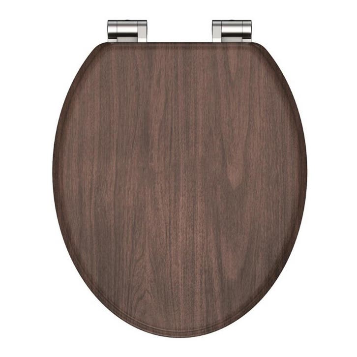 Toiletbril Schutte Lupos Softclose Dark Wood, Huis en Inrichting, Badkamer | Badtextiel en Accessoires, Ophalen of Verzenden