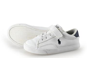 Polo Ralph Lauren Sneakers Jongens in maat 26 Wit, Verzenden, Jongen of Meisje, Schoenen, Zo goed als nieuw