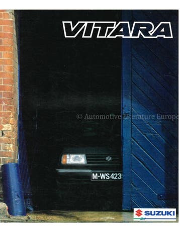 1989 SUZUKI VITARA BROCHURE NEDERLANDS, Nieuw, Author