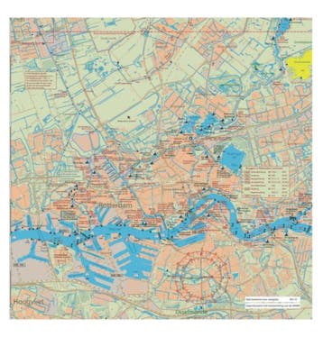 Kaartkussen Rotterdam, Ophalen of Verzenden, Nieuw