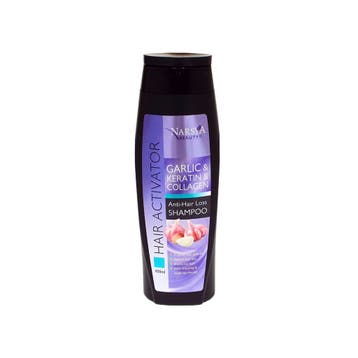SHAMPOO VOOR HAARGROEI KNOFLOOK, KERATINE EN COLLAGEEN,, Nieuw