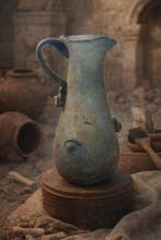 Murano - Kruik - Muranoglas - Pichet Scavo - GEEN RESERVE