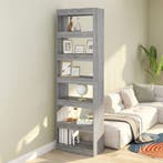 vidaXL Boekenkast/kamerscherm 60x30x198 cm grijs sonoma, Huis en Inrichting, Kasten | Boekenkasten, Verzenden, Nieuw, 50 tot 100 cm