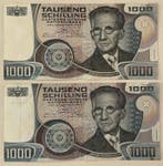 Oostenrijk. - 2 x 1000 Schilling - 1983 - Pick 152 (Zonder