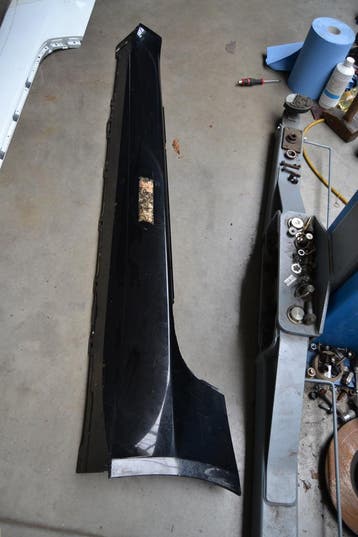 Jaguar f-type dorpelkap links ex53-101D57-a, Ophalen of Verzenden, Gebruikt, Links, Jaguar
