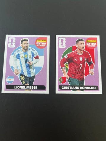 2026 Panini WM Cristiano Ronaldo + Lionel Messi - Extra, Nieuw