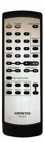 Afstandsbediening Onkyo rc-547c dx-c390, Ophalen of Verzenden, Nieuw, Origineel