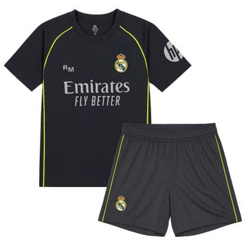 Real Madrid Voetbaltenue Uit - Eigen Naam - 2025-2026 - Kind, Verzenden, Nieuw