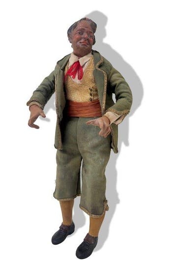 sculptuur, Presepe Napoletano - Villano Nobile fine XIX