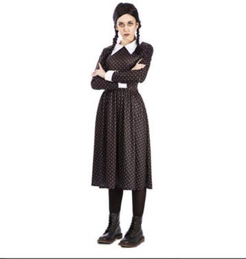 Gothic Meisje Jurk Zwart – Dames Halloween & - Maat XL, Ophalen of Verzenden, Nieuw