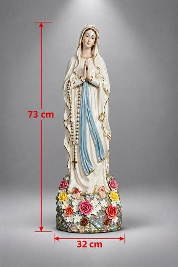 Groot Mariabeeld - XL - 73 cm - Keramiek - 2020+