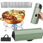 11000W draagbaar gasfornuis winddicht met 5 branders, Verzenden, Nieuw