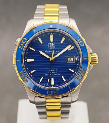 TAG Heuer - Aquaracer 500M Calibre 5 Two-Tone - WAK2120 -