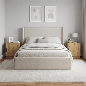 vidaXL Nachtkastje 2 st Artisanaal eiken 43 x 34,5 x 47 cm, Minder dan 45 cm, Verzenden, Nieuw, Minder dan 55 cm