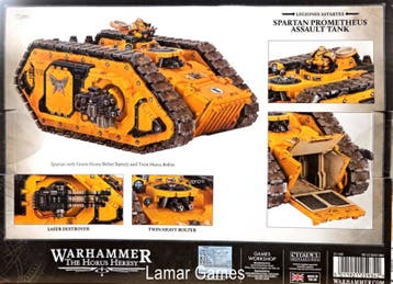 Legiones Astartes Spartan Prometheus Assault Tank (warhammer, Ophalen of Verzenden, Nieuw