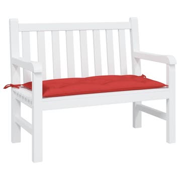 vidaXL Tuinbankkussen 100x50x7 cm oxford stof rood, Verzenden, Nieuw, Rood