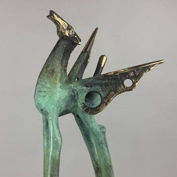 Dariusz Zielinski - The Pegasus - bronze sculpture), Antiek en Kunst