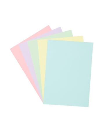 HEMA Kopieerpapier A4 pastel - 250 stuks, Verzenden, Nieuw