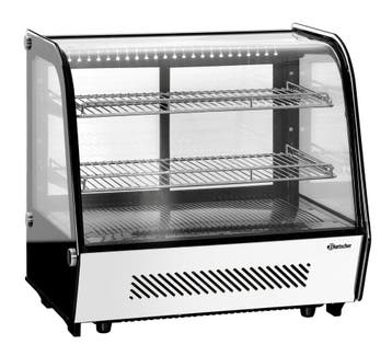 Bartscher Koelvitrine | 120L | Zwart/RVS | +2°C tot +12°C |, Ophalen of Verzenden, Nieuw