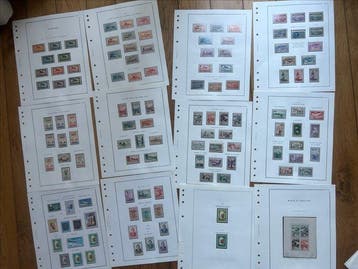 Marokko - verzameling catalogus-eindstukken vóór en na de, Gestempeld