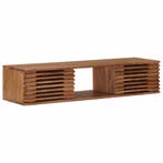 vidaXL TV-kast met opslag met de deur Naturel 105 x 30 x, Huis en Inrichting, Woonaccessoires | Cd- en Dvd-rekken, Verzenden, Nieuw