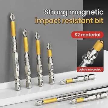 PH2 Magnetische Schroefbit Set - Anti-slip & Hoge Hardheid -, Verzenden, Nieuw