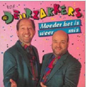 cd single card - V.O.F. De Deurzakkers - Moeder Het Is We..., Verzenden, Zo goed als nieuw, Pop