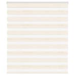 vidaXL Zebra rolgordijn 135x150 cm stofbreedte 130,9 cm, Verzenden, Nieuw, Beige