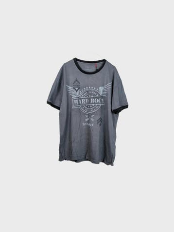 Hard Rock T-Shirt Heren maat XL Grijs Vintage, Ophalen of Verzenden, Nieuw