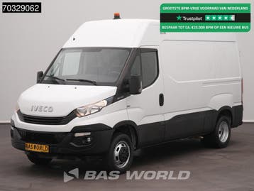 Iveco Daily 35C14 Luchtvering Euro6 Trekhaak Dubbellucht Air, Stof, Gebruikt, Euro 6, Iveco