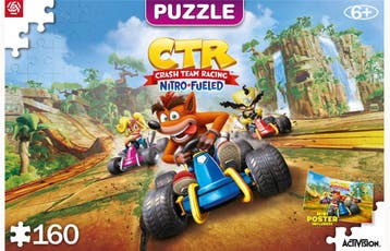 Crash Team Racing Nitro Fueled Puzzel (160 stukken), Ophalen of Verzenden, Nieuw
