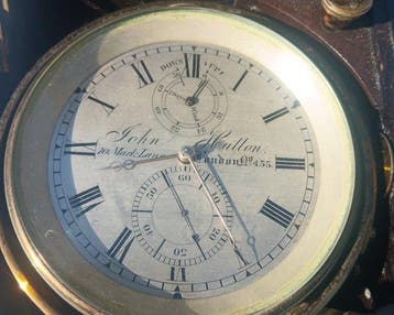 Tweedaagse scheepschronometer - Hout, Messing - 1850-1900 -, Antiek en Kunst