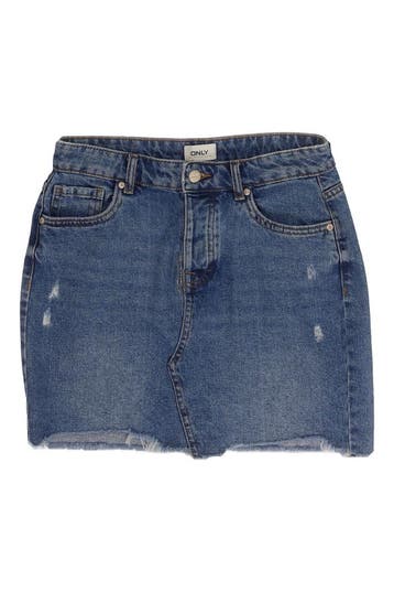 Only Rok in maat 36 Blauw, Only, Verzenden, Gedragen, Blauw