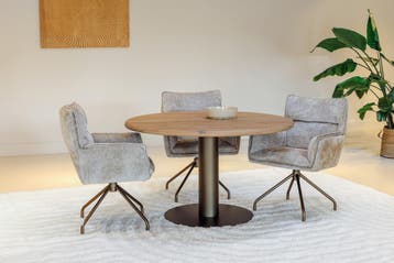 Ontwerp je eigen droomtafel | EIKEN (deens)ovaal,rond, recht, Verzenden, Nieuw, Overige materialen