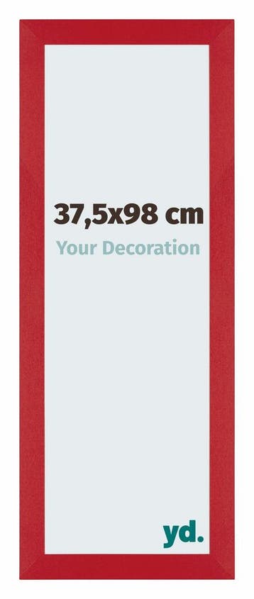 Fotolijst 37,5x98 cm - Rood - MDF - Mura, Verzenden, Nieuw