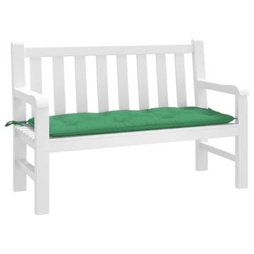 vidaXL Tuinbankkussen 120x50x7 cm oxford stof groen, Huis en Inrichting, Woonaccessoires | Kussens, Verzenden, Nieuw